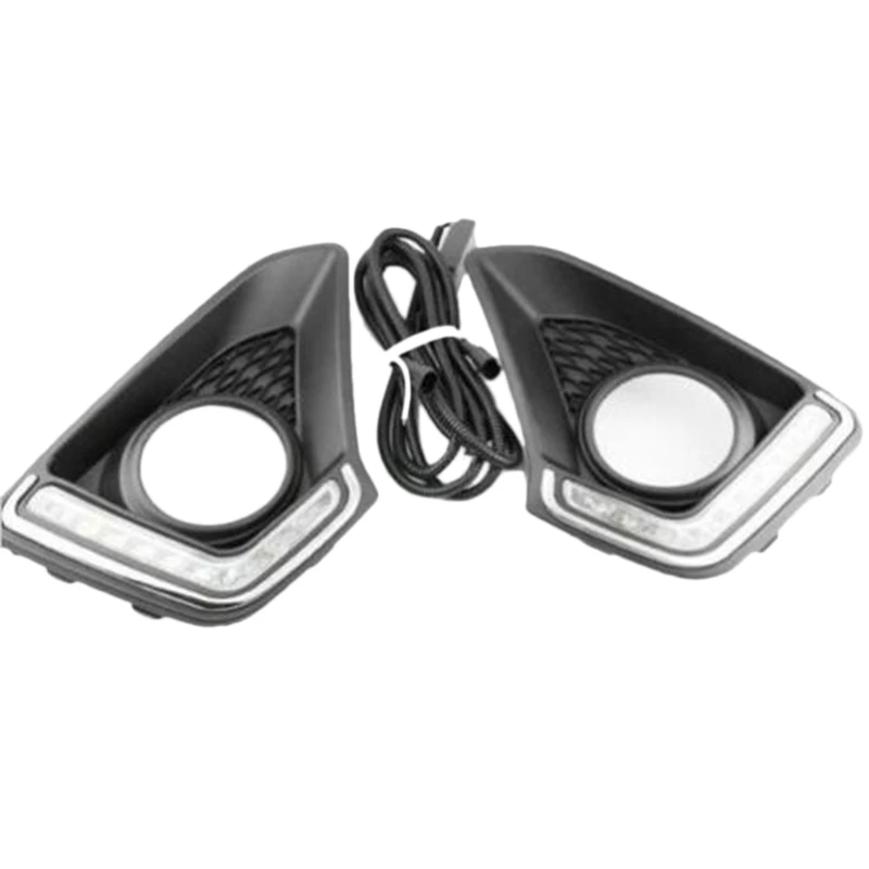 

2X LED Daytime Running Fog Lights Lamp DRL for Hyundai Grand I10 Xcent 2014-2015