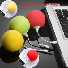 Практичный портативный цветной 3,5 мм проводной мини-динамик Aux аудио разъем Музыка Губка мяч динамик для мобильного телефона планшета ПК