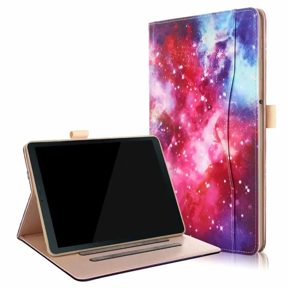 Чехол для планшета samsung Galaxy Tab S4 T830 T835 T837 10,5 дюймов с мягкой задней подставкой из ТПУ с магнитной застежкой+ ручка - Цвет: 2