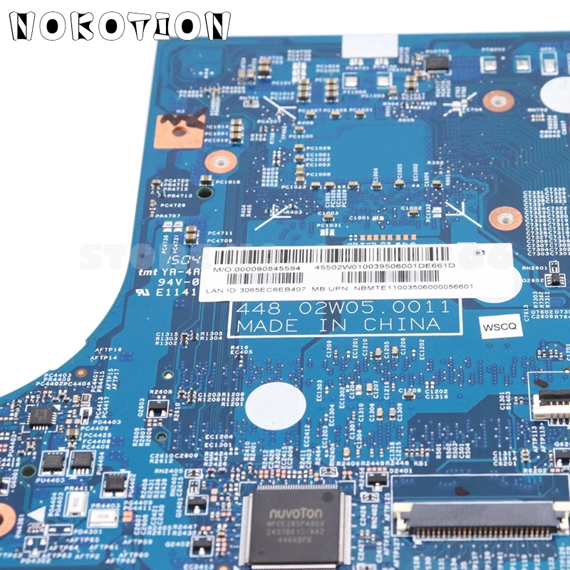 remarkable  NOKOTION NBMTD11003 448.02W03.011 Mainboard For Acer aspire V Nitro VN7-591G Laptop Motherboard I7-
