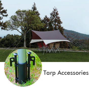 

Awning Rod Holder Outdoor Camping Awning Rod Iron Holder Fixed Tube Reinforced Windproof Awning Pole Accessories