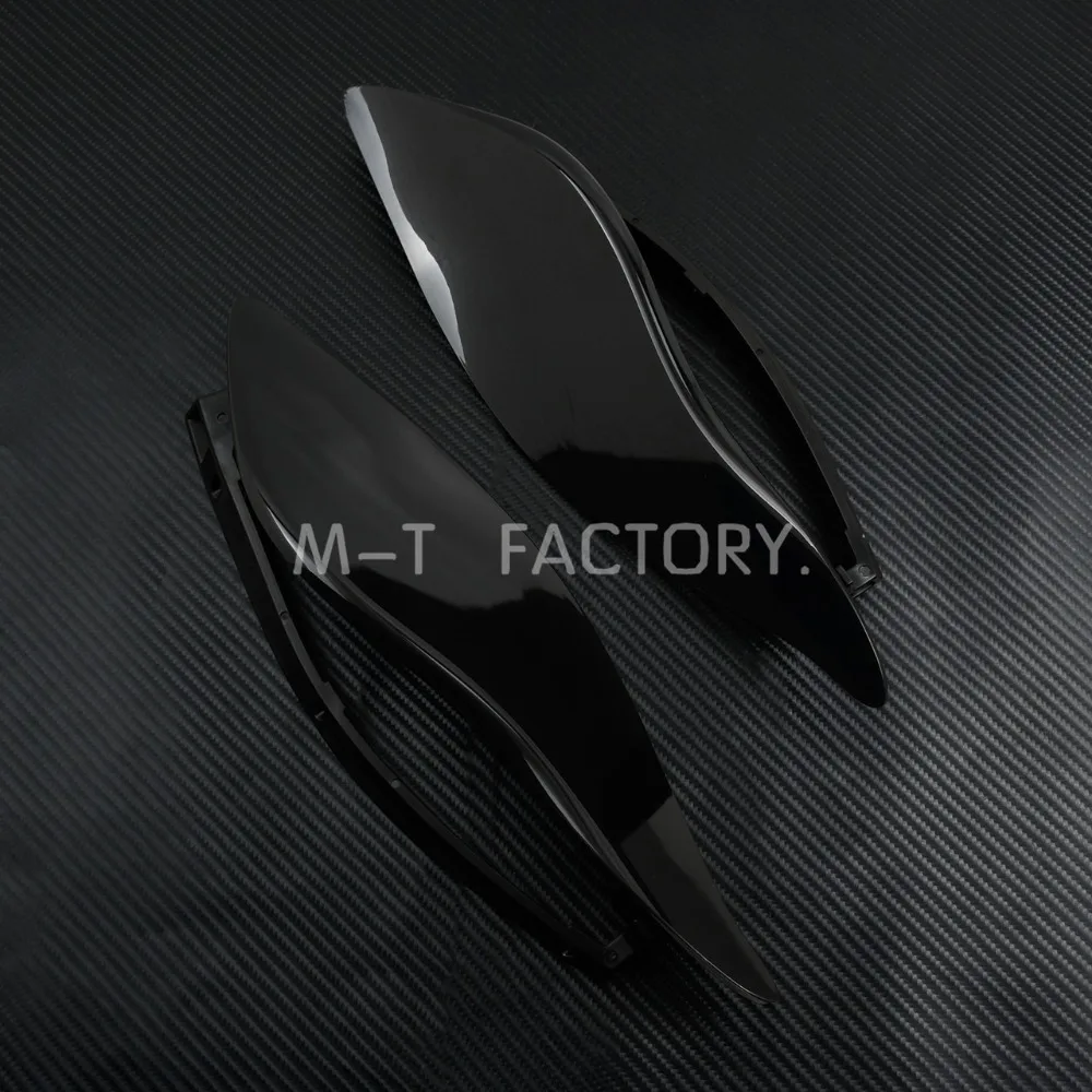 Black Adjustable Air Deflector Motorcycle Fairing Side Wings Air Deflectors For Harley Touring 14-19 Electra Glide FLHX