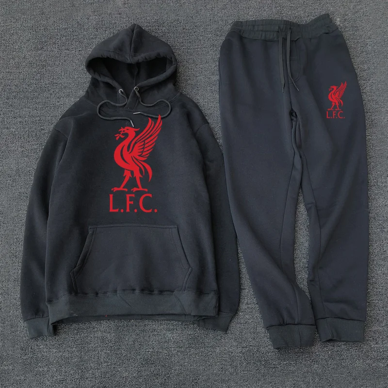 Fashion Men's Sportswear Casual Hooded Sportswear Set 2020 New Liverpool Football Sportswear + Men's Hooded Sportswear Fashion Men's Sportswear Casual Hooded Sportswear Set 2020 New Liverpool Football Sportswear + Men's Hooded Sportswear