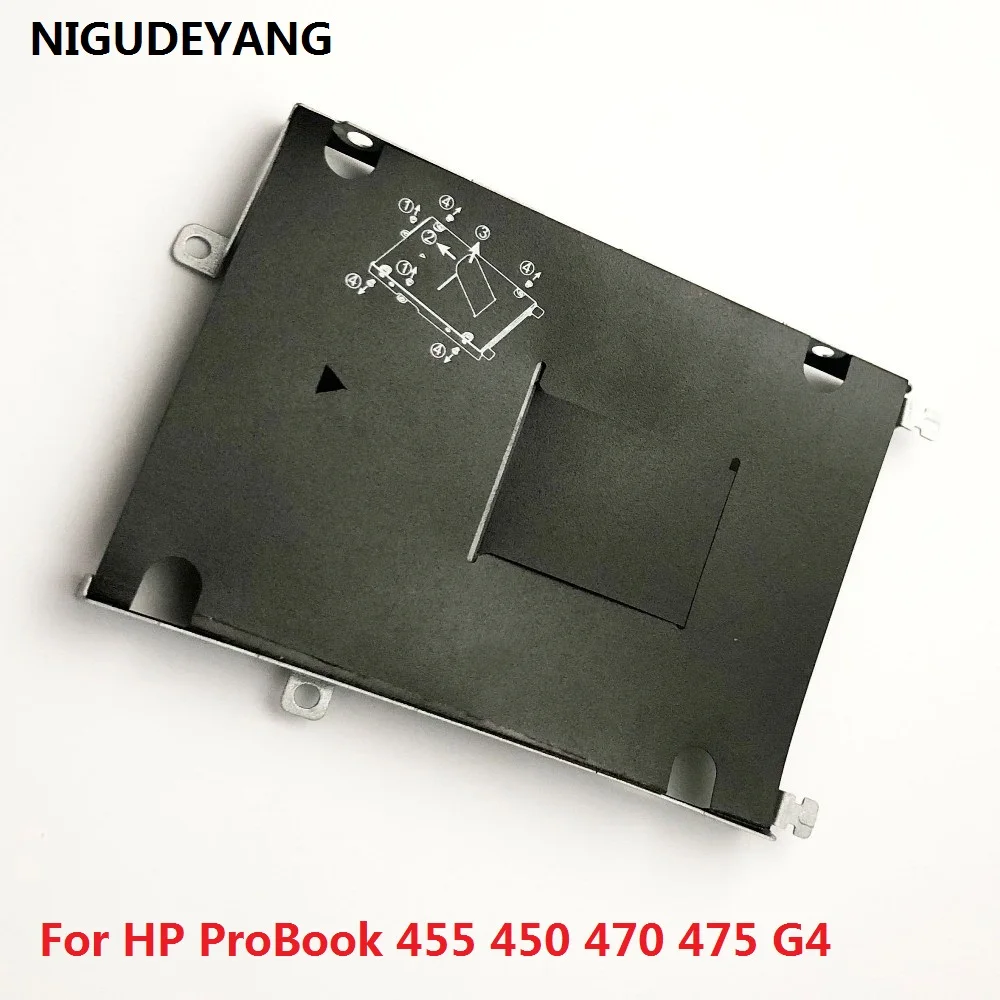 NIGUDEYANG New for HP ProBook 455 450 470 475 G4 SATA HDD SSD 2.5 Hard Drive Bracket Caddy Frame