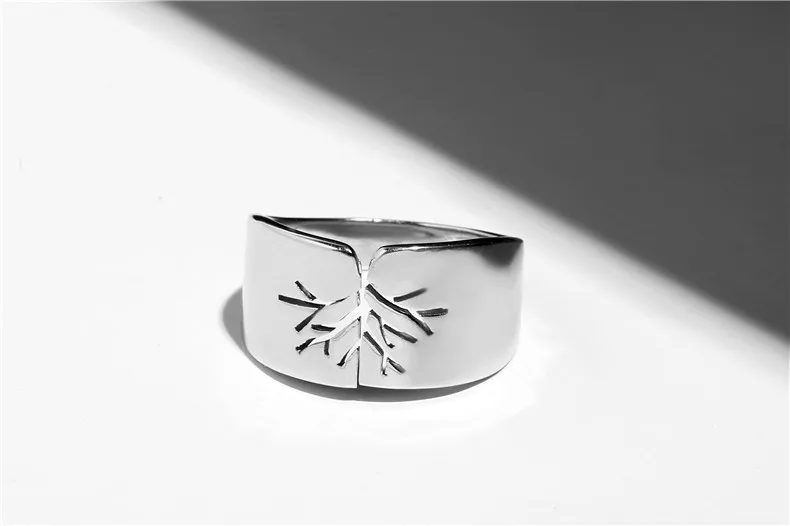 Sodrov Mix Match Genuine 925 Sterling Silver Adjustable Open Ring Punk and Fashion Ladies Jewelry HR027