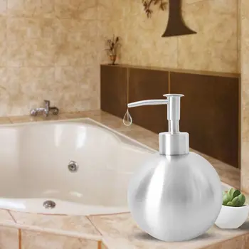 

Stainless Steel Lotion Bottle Manual Soap Case Home Hotel Bathroom 560ml