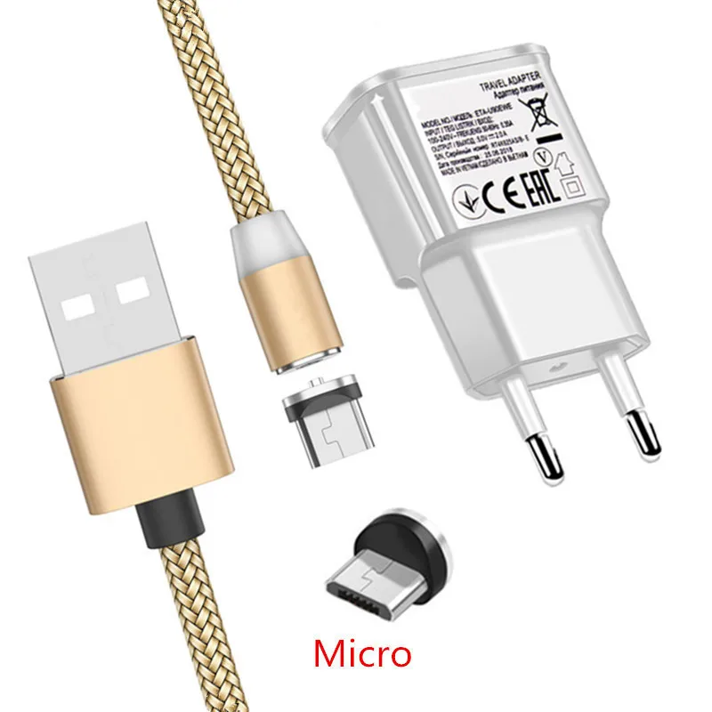 5 в 2 а USB зарядное устройство магнитный Micro usb зарядный кабель для Samsung Galaxy A10 Motorola