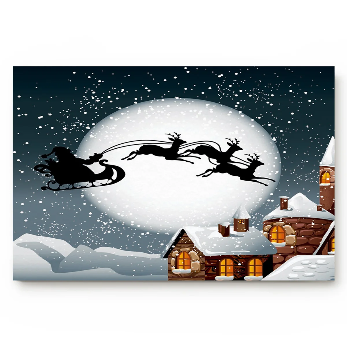 Merry Christans дом коврик для ванной Рождественский коврик нескользящий дверной коврик ковер аксессуары для ванной под заказ