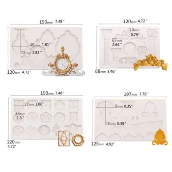 

Gear Moon Star Clock Wing Silicone Mold Fondant Chocolate Resin Mold Art Crafts
