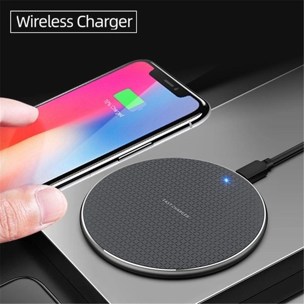 10 Вт Qi Беспроводное зарядное устройство для Samsung Galaxy S9 S10 Quick Charge Dock Быстрая