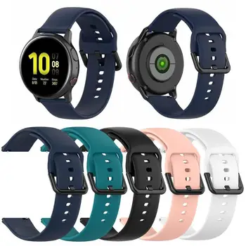 

Silicone Wristband Watchstrap Belt for Samsung Galaxy Watch Active 2 40mm 44mm L Lightness Portability Convenient Carrier