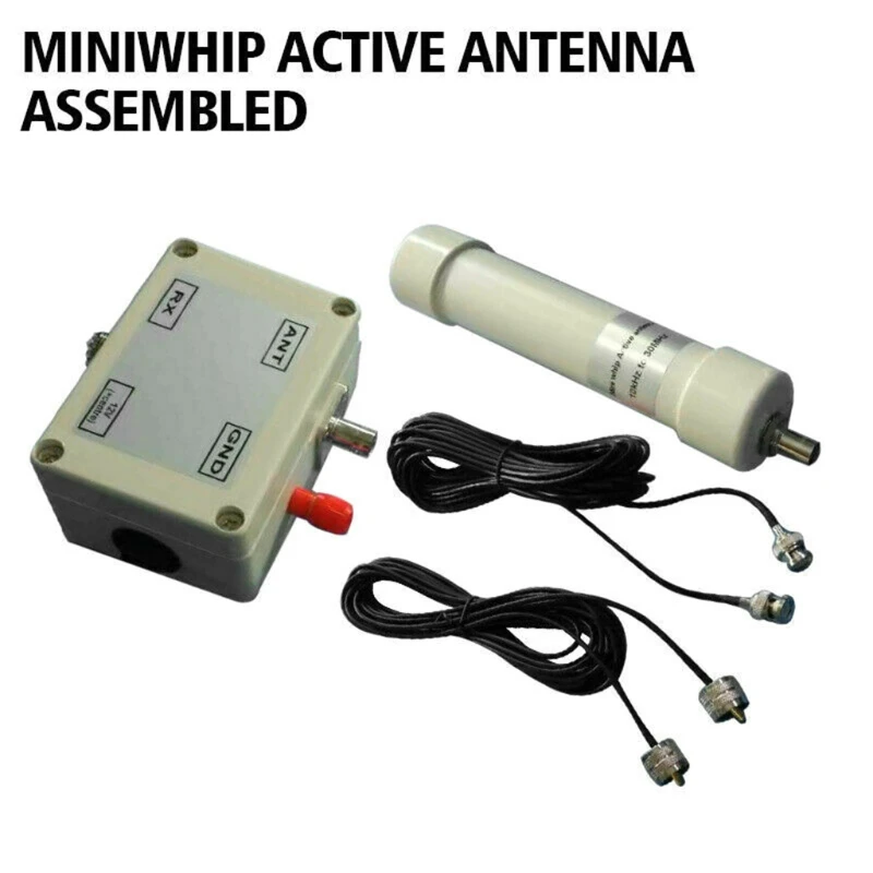 

Portable Mini Whip Active Antenna Assembled in Box HF LF VLF Mini-whip Sdr RX
