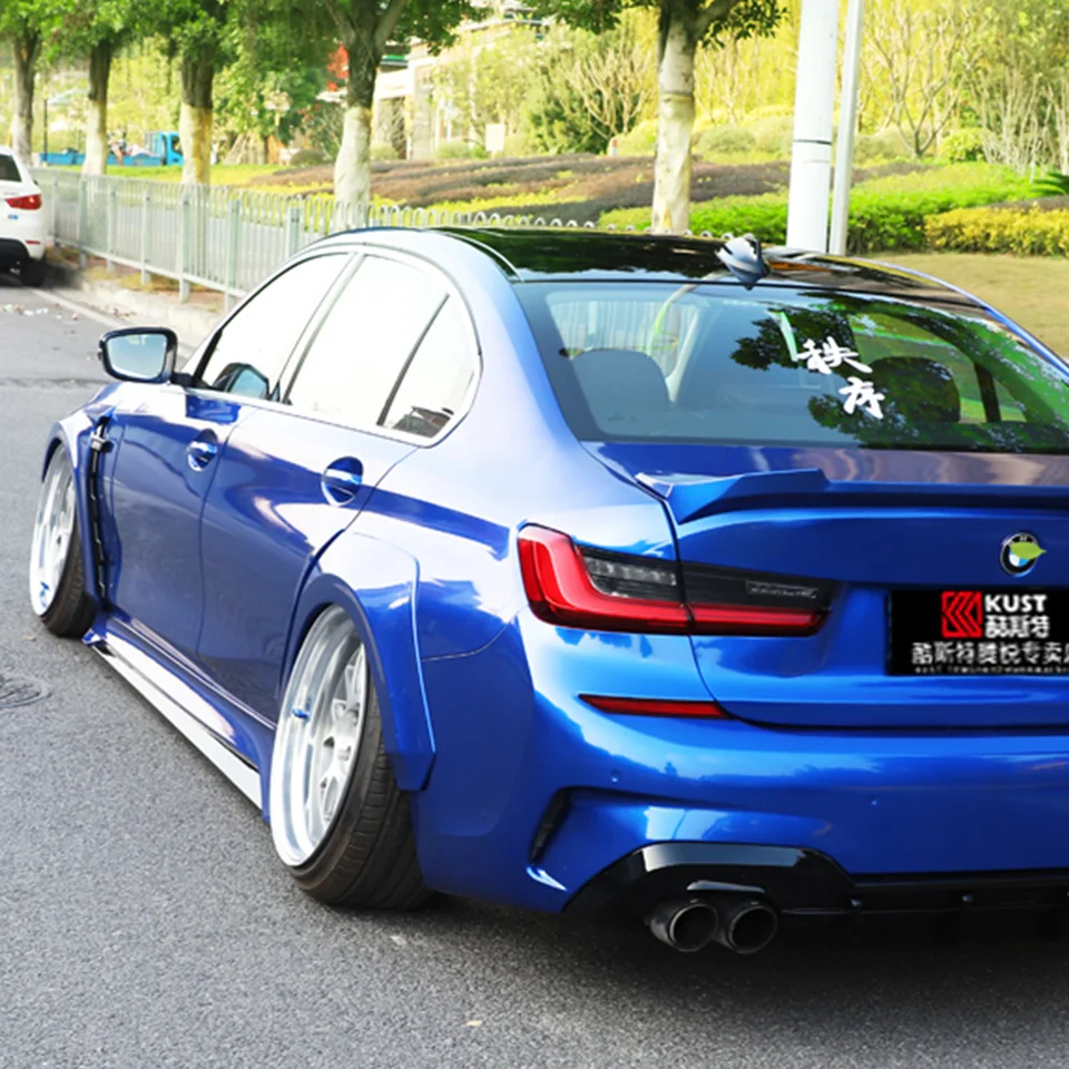 Wide Body Kit Fender Flares For Bmw 3 Series G20 G28 Sedan 4d 2019 2020 Up Abs Plastic 6pcs Set Fender Flares Aerodynamic Parts Body Kits Aliexpress