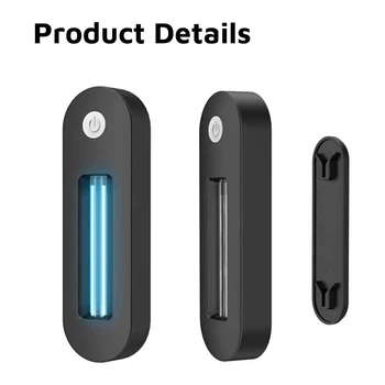 

Toilet Seat Sterilizer Lamp Portable UV Rechargeable UV Germicidal Disinfection Protection Closestool Disinfect Light