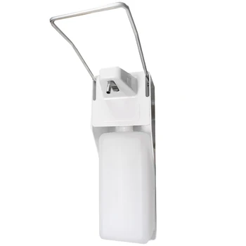 

1Pc 1000ml Manual Soap Dispenser Wall Mounted Elbow Pressure Soap Dispenser Large Capacity for Home Office Restaurant