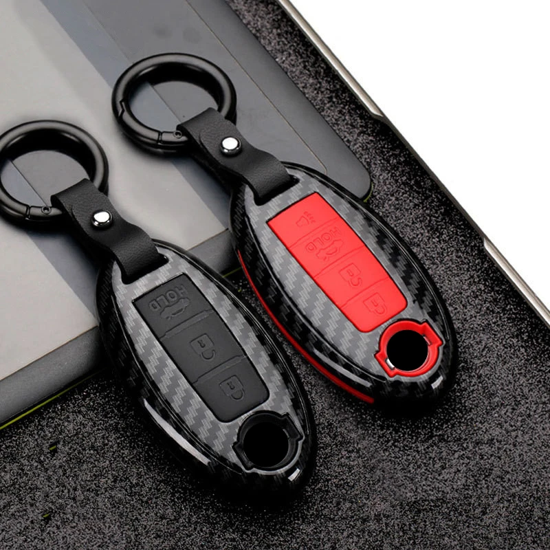 Car Remote Key Case Cover For Nissan Rogue XTrail T32 T31 Qashqai J11 J10 Kicks Tiida Pathfinder Murano Juke Versa Note Infiniti key case key case cover car key shell