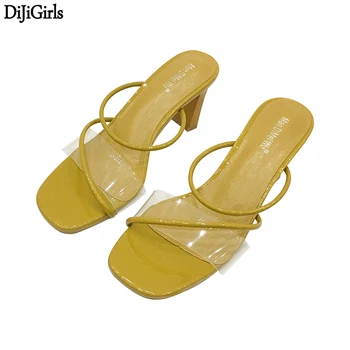 

Teenslippers Dames Yellow Sandals Casual Low Heel Slippers White Sandals WomenSummer Sandals Black Slippers Zapatos Mujer Verano