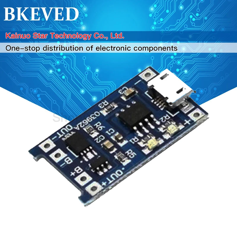 Stücke Micro USB 5V 1A 18650 TP4056 Lithium-Batterie Ladegerät Modul Lade Board Mit Schutz Dual Funktionen 1A Li-Ion