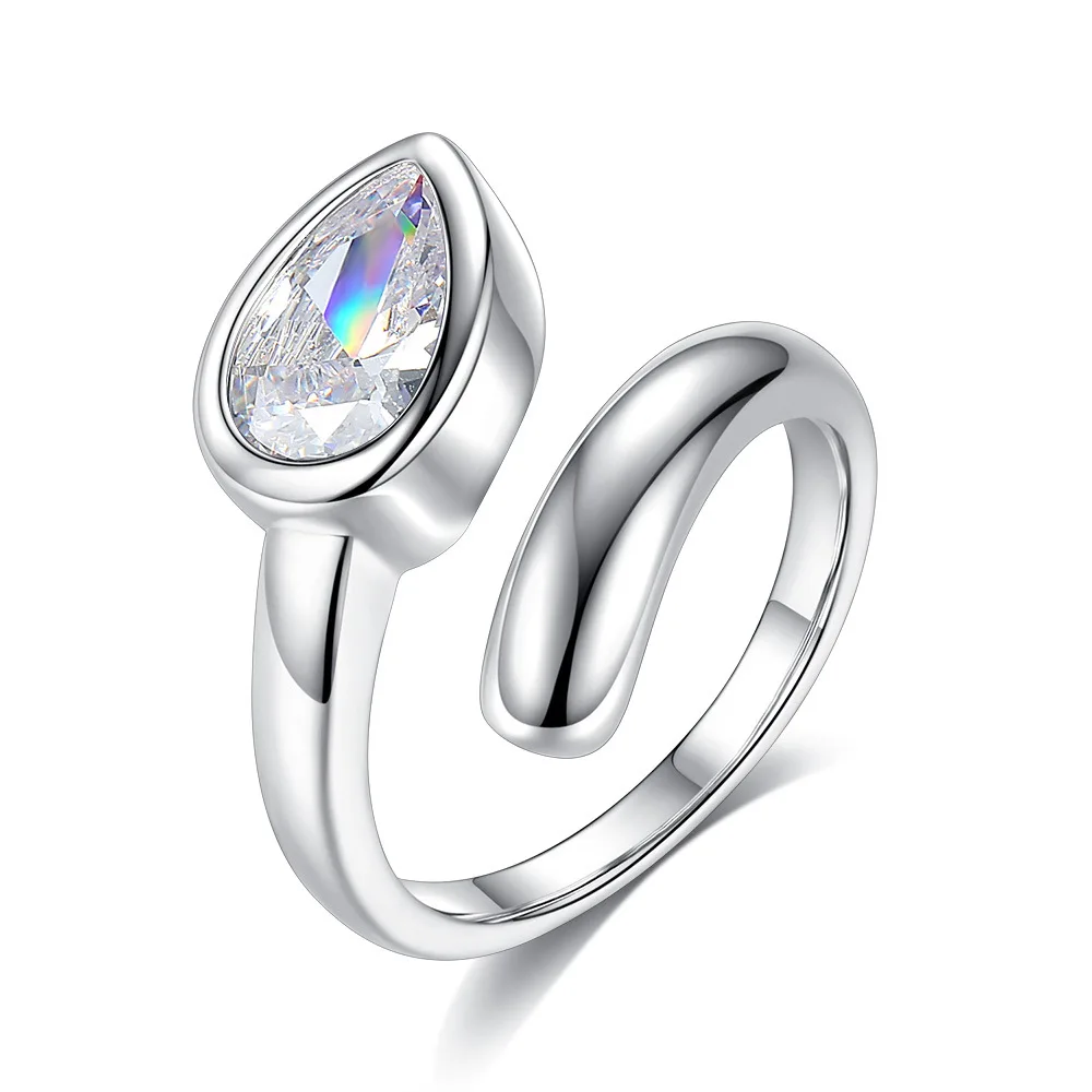 Принцесса Диана Вильям Кейт драгоценные камни кольца сапфир синий Свадебные обручальные 925 пробы Серебряное кольцо для женщин