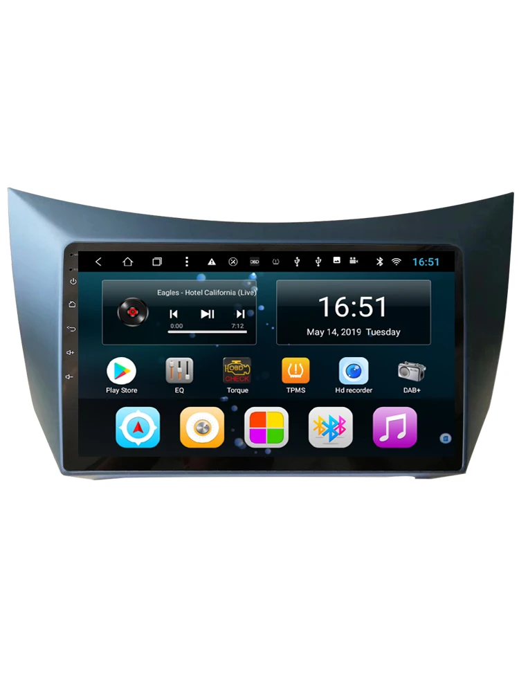 Автомобильный HD 1080P MP3 MP4 Музыка gps Радио разрешение мультимедиа плеер система язык для LIfan 320 330 EV 9 дюймов Android 8,1