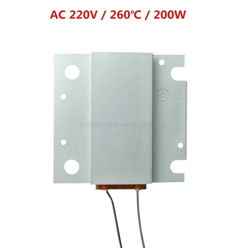 Серебристый 220V 200/300W Led жидкость для снятия Отопление Паяльная Чип сварки BGA паяльная станция Алюминий PTC Разделение доска 260/270C N20 19; Прямая поставка - Цвет: Серебристый