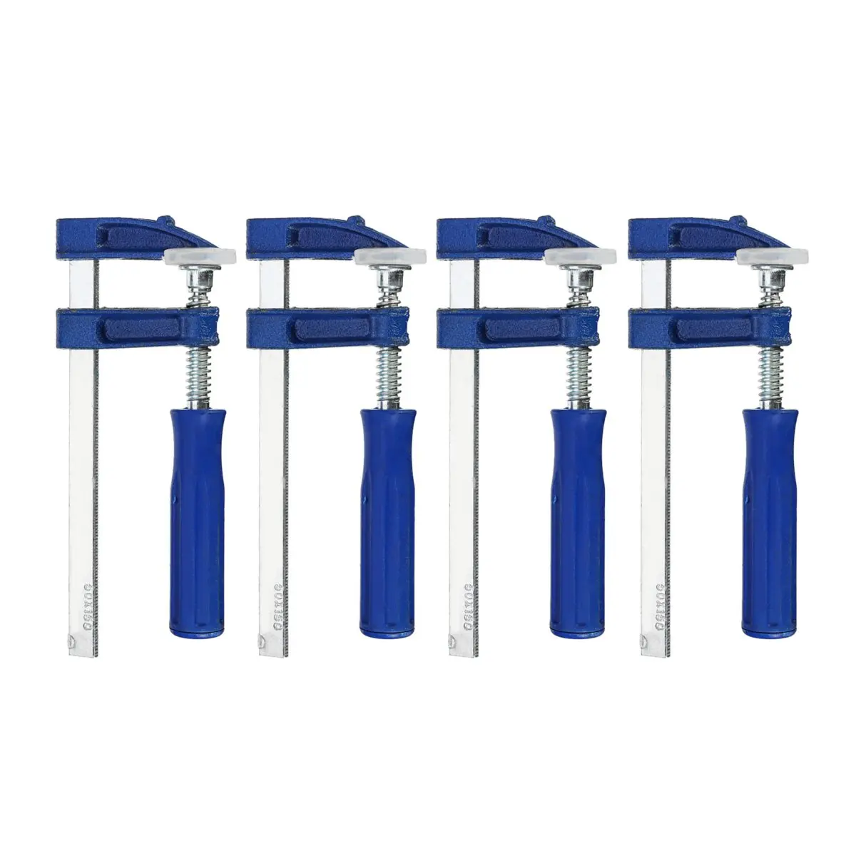 

50-120mm 4PCS F Clamps Adjustable Woodworking Vise Grip Fixed Heavy Duty Cast Iron Metal Clamp Bar Clamp Locking Hardware Tools