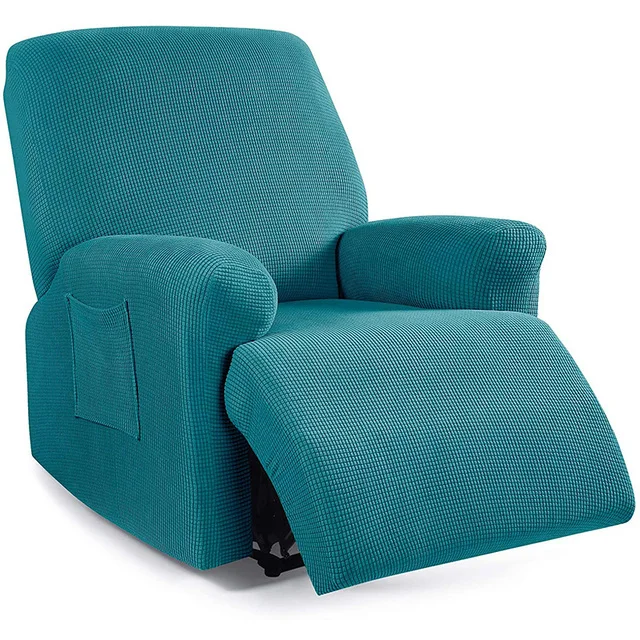 Recliner cover thick soft recliner cover, suitable for living room sofa cover, sofa armchair cover, elastic cover 10 colors Type1 teal