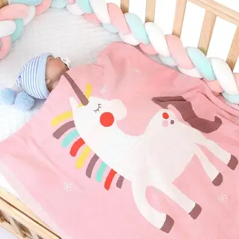 

Baby Blankets Swaddle Wrap Sofa Crib Bedding Quilt Autumn Stroller Blanket