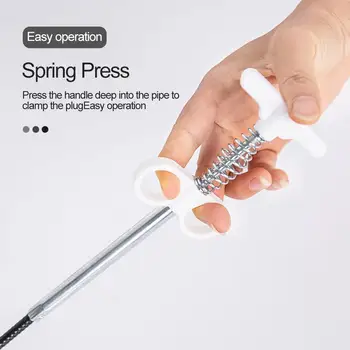 

23inch 63inch Sewer Dredging Tools Sink Spring Pipe Dredging Tool Flexible Drain Clog Remover Solid Hair Drain Relief Auger