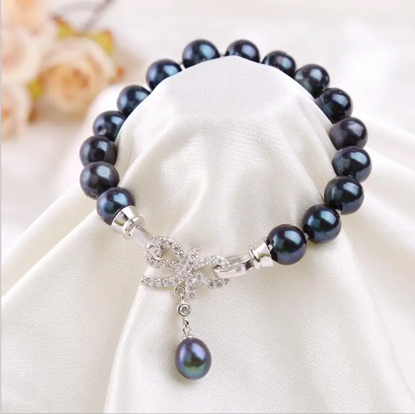 New 930+++Freshwater pearl bracelet butterfly buckle factory direct | Украшения и аксессуары