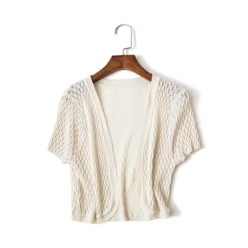 

Collocation Cheongsam of Shawl Coat New Mulberry Silk Retro Outdoor Women's Knitted Long Sleeve Small Waistcoat