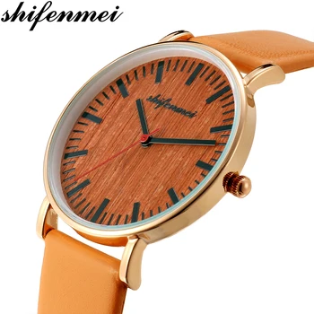 

Shifenmei Women Watches Bracelet Watch Ladies Top Brand Luxury Quartz Wristwatches Business Ultra-thin Leather zegarek damski