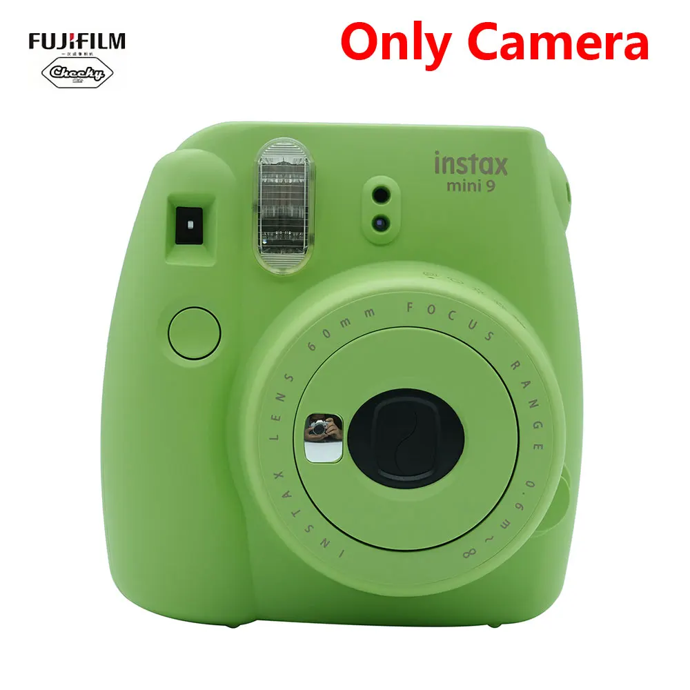 Рождественский подарок на год Fujifilm INSTAX Mini 9 фотокамера моментальной печати подарок 5 цветов Fujifilm Instax Mini 9 фотокамера моментальной печати - Цвет: Green