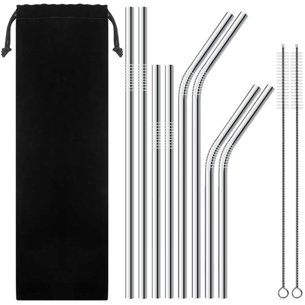 

Manufacturers Customizable Color Stainless Steel Pipette Creative Straw Coffee Milk Tea Environmentally Friendly Food Grade Thic