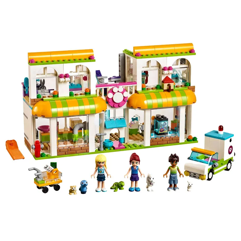 

Friends Series Bricks Heartlake City Pet Centre Compatible Legoingly Friends 41345 Building Blocks for Children Christmas Gift