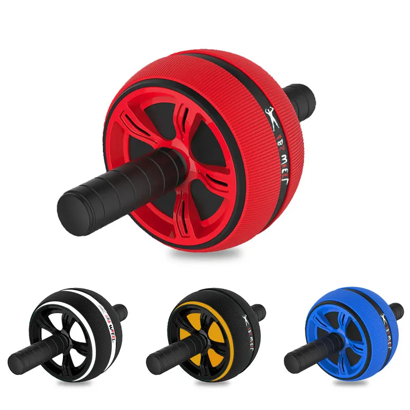 

Silent Muscle Exercise Abdominal Wheel Roller Home Fitness Equipment Double Wheel Abdominal Power Ab Roller Gym Roller Training
