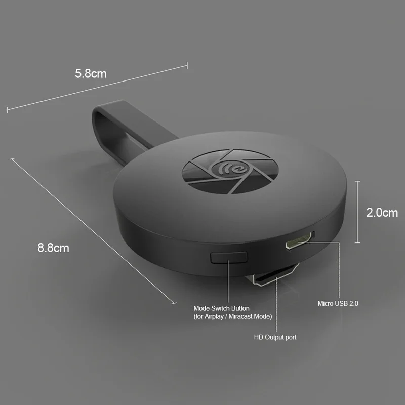 ТВ палка MiraScreen G2 для Android беспроводной WiFi Дисплей приемник 1080P HD Airplay медиа стример