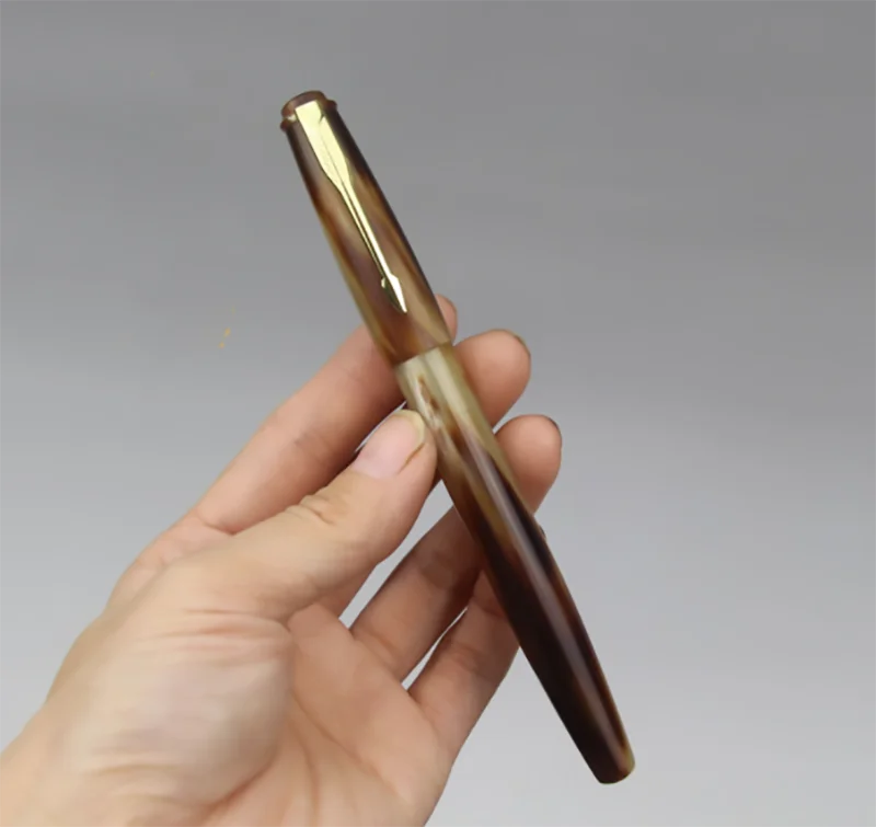 HERO YLJ Exclusive Handmade Fountain Pen Natural Ox Horn Fine Nib 0.5mm Unique Gift Customization Office Business Collection