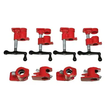 

1PC 3/4in Wood Glue Pipe Clamp Set Heavy Woodworking Cast Iron Tool