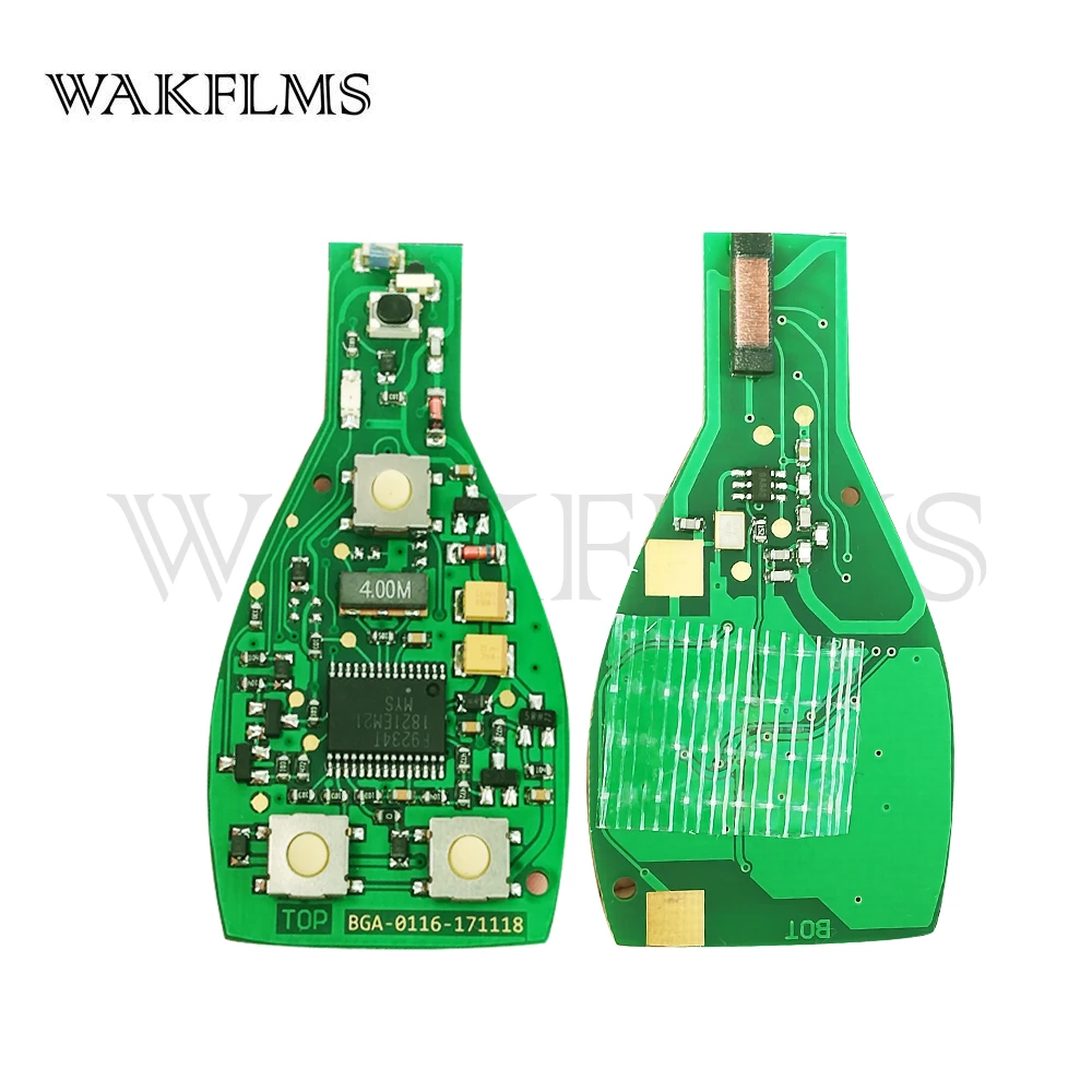 BGA&NEC For Mercedes Benz A B C Class W204 W203 W205 Vito C200 W163 A200 2000+ 315MHz 4 Button Smart Remote Key Card