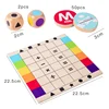 Character Graphics Pairing Storytelling Wooden Board Game Alphanumeric Color Cognition Storytelling Early Education Children Toy 6
