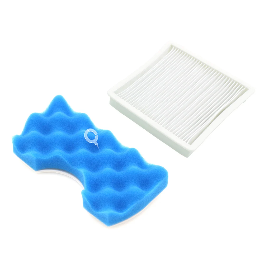 2pc 1 Set Blue Sponge Hepa Filter Kit for Samsung DJ97-01040C SC43 SC44 SC45 SC47 Series Robot Vacuum Cleaner Parts Accessory - Цвет: 2pc