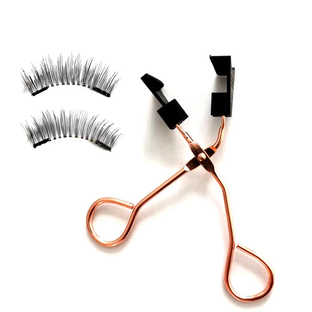 

1 Set Magnetic Eyelashes Applicator Clip Need Easy Apply Eyelashes Handmade Reusable Dual Magnets Eyelash Extension No Glue Set