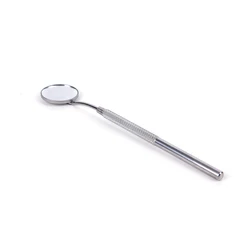 13.2cm x 0.6cm Dental Mirror Dentist Stainless Steel Handle Tool for Teeth Cleaning Inspection Hot Sale New High Quality