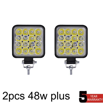 

2Pcs 48w Led Light Bar 16barra Led Car Light 12V 24V Work Light for 4x4 Led Bar Offroad SUV ATV Tractor Boat Trucks Excavator