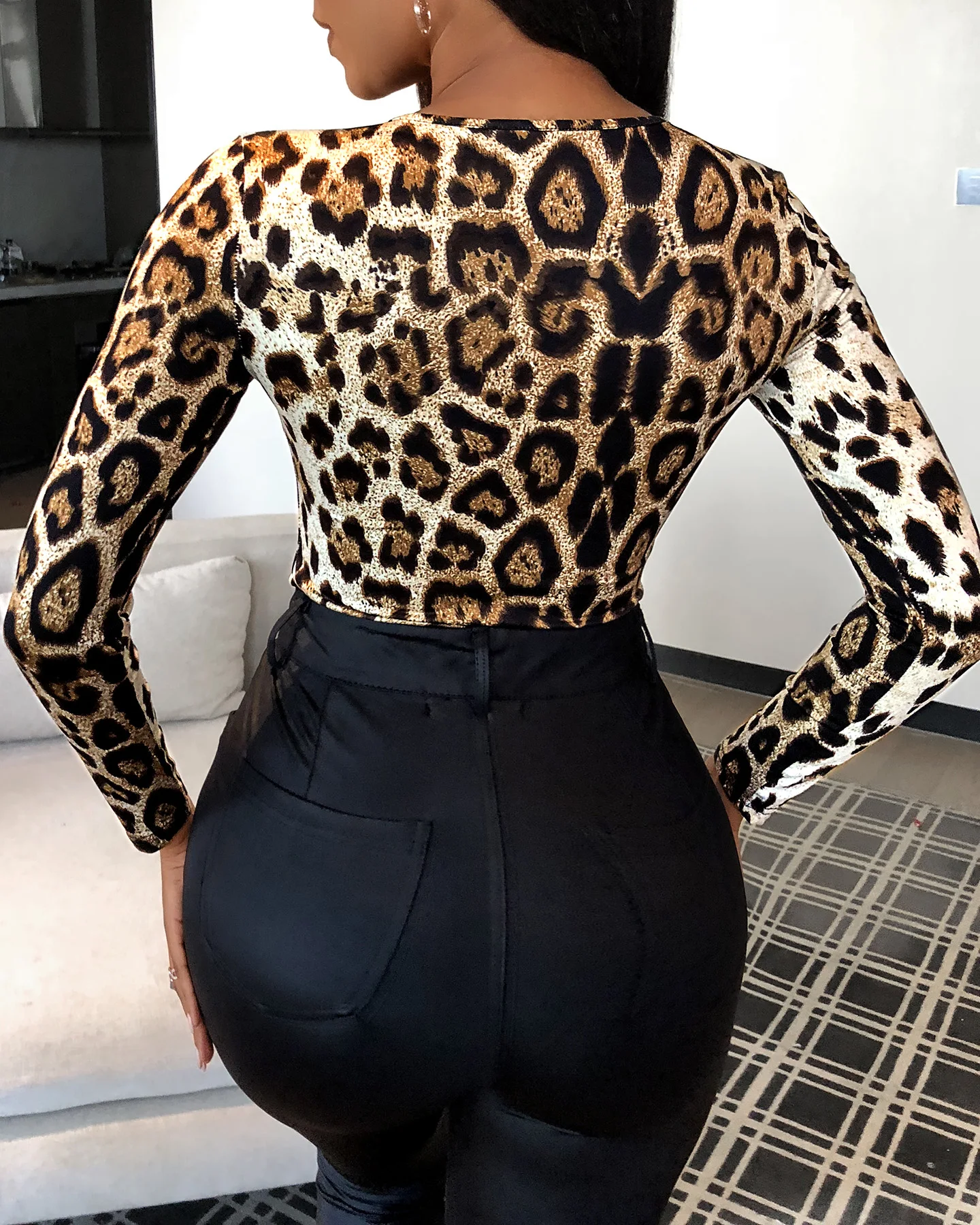 Fashion Elegan Sexy Cheetah Print 