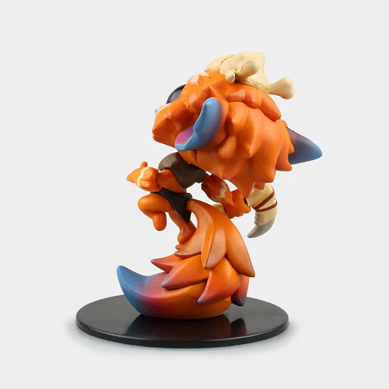 9 см фигурка героя игры Gnar недостающая ссылка Косплей Кукла милый ПВХ 10 см фигурка Gnarled детская игрушка-подарок куклы Коллекционные модели
