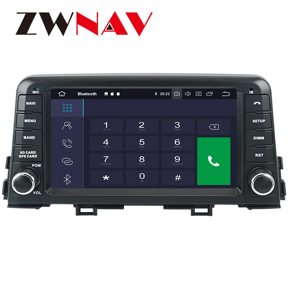 Автомагнитола на Android 10 с GPS навигацией DVD плеером для KIA morning 2016 2017 2018