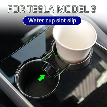 

For Tesla Model 3 2017 2018 2019 2020 Car Cup Drinks Holder Limiter Water Cup Slot Anti Slip Clip