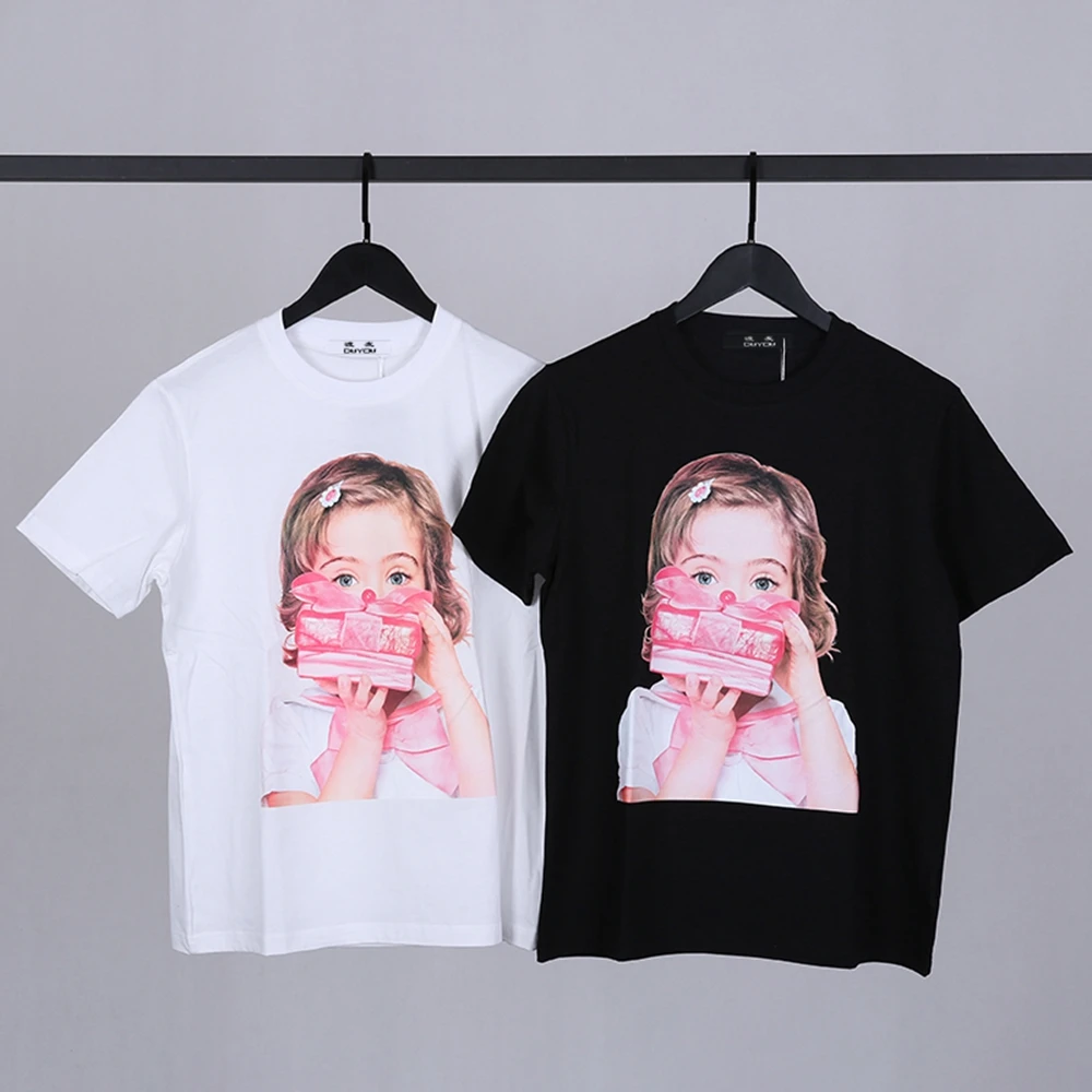 

marcelo barrett Tshirt Cute Girl Print Tee Mens Short Sleeve T-shirt Women Cotton Casual Hip Hop Highstreet T Shirt 1021378